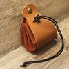 Bolsa de cordão para dados, resistente ao desgaste, leve, portátil, couro sintético, joias, moedas, acessórios pequenos, bolsa de armazenamento