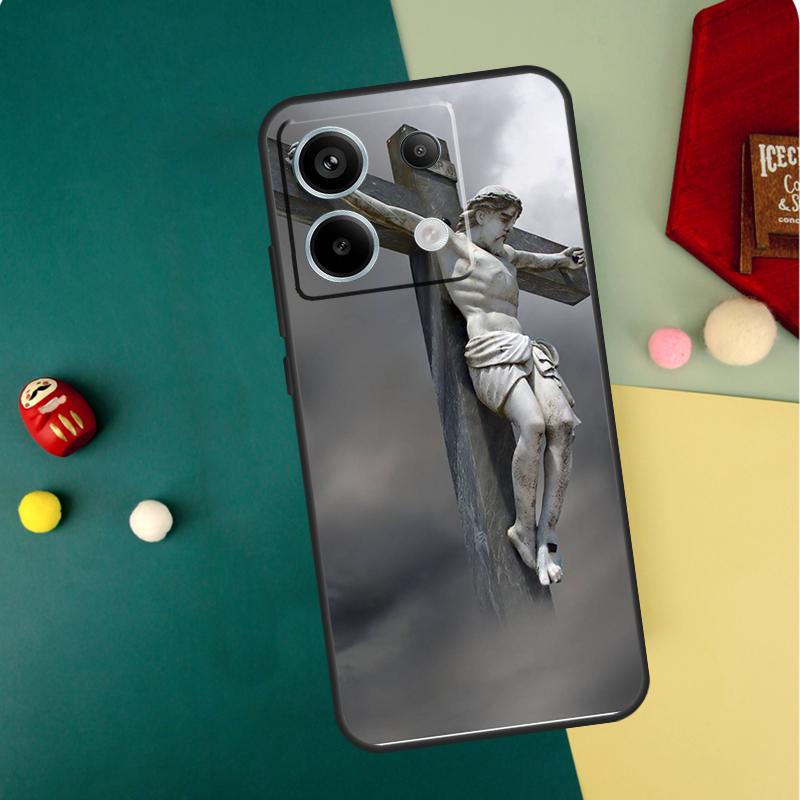 Jesus Case For Xiaomi Redmi Note 14 13 12 11 15 Pro Plus Redmi 15 13 10 10C 12C 13C 14C 15C Funda