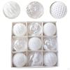 9 Count Christmas Ball Ornaments, 3.15 Inch Xmas Balls for Holiday Celebrations