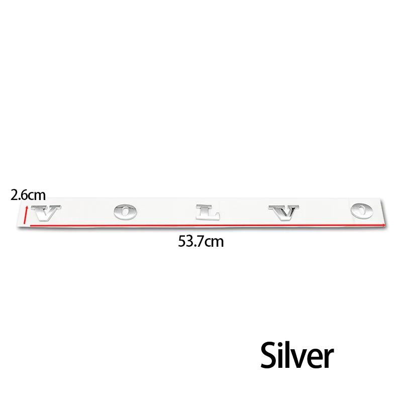 

Car ABS 3D Letter Sticker VOLVO Trunk Logo Sticker For Volvo XC60 XC90 S60 S80 S60L V40 V60 T5 T6 AWD Car Styling Accessories срібний