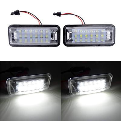 2 Pcs White LED Car Tail Light Number Lamps 18 License Plate Light Replacment Trim For Subaru/BRZ/Legacy/WR X/STI Impreza/XV