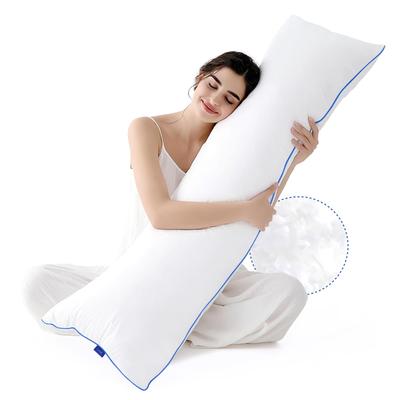 YZ HOME Body Large Side Adjustable Comfortable Sleep Long Solid Color Pillow, 160x50cm, Size, Sleeper, Life-Size, Unisex, Thickness, Fluffy, Support,