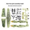 1/48 Scale WWII Corsair & Spitfire Fighter Aircraft Model Kit - 4D Assembly for Boys, Military Collection Ornament (30 Variations)