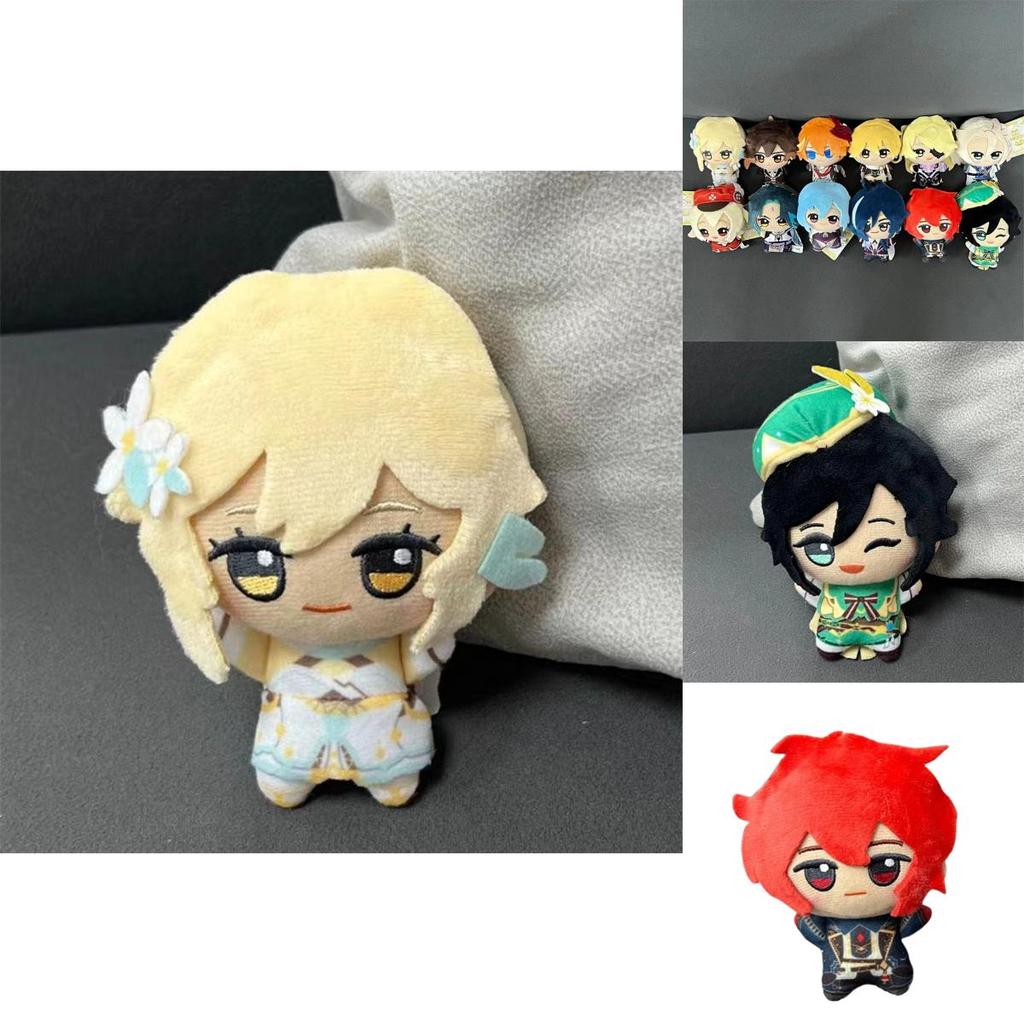 Adorable Genshin Impact Plush Pendant Venti Lumine Stuffed Doll Kids Gift