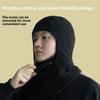 Men's and Women's Autumn and Winter Outdoor Cold Protection, Face and Neck Protection Integrated with Thick Velvet Riding Windproof Face Mask