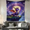 Spyro the Dragon Wall Tapestry Aesthetic Wall Hanging Printed Fabric Blanket Decorative Tapestries for Bedroom Living Room Home Decor