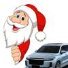 Christmas Creative Car Stickers Funny Santa Claus Vehicle Decals Auto Window Santa Claus Decorations Vehicle Supplies