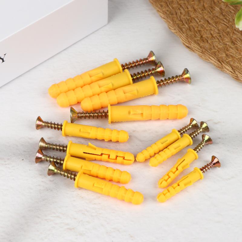 10/25/50Pcs Self-Tapping Screws Kit Stainless Steel Expansion Screws Cross Tips Wall Anchors And Screws For Drywall