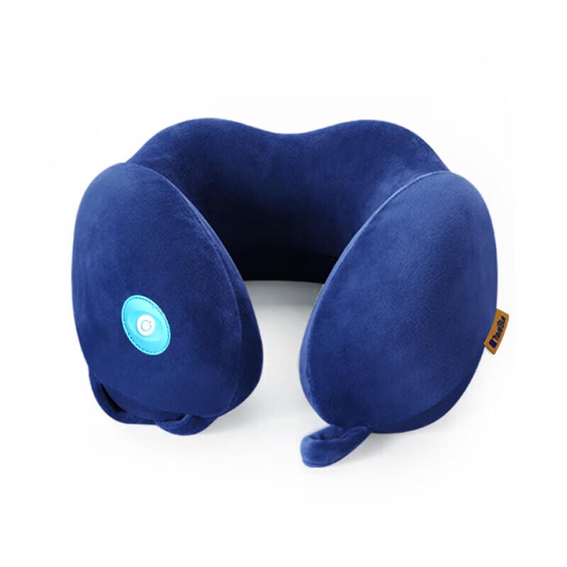 

Blue Travel Massage Memory Foam Neck Pillow