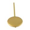 Brass Wall Clock Pendulum with Dynamic Swinging Motion and Gold Finish