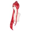 Anime 100CM Gurrenlagann-yoko Cosplay Wigs Red Long Straight Chip Ponytail for Female's Halloween Party Costume Wig Perucas