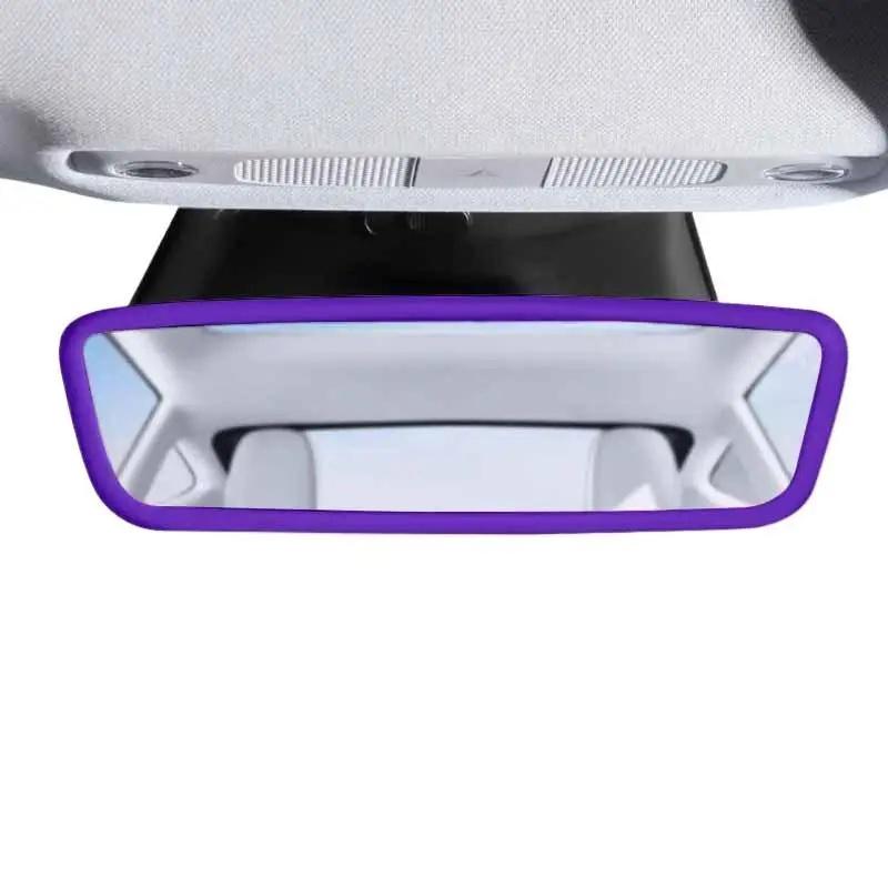 1 pezzo Copertura in Silicone per Specchietto Retrovisore Tesla, Cornice Protettiva Decorativa Interna per Modello, Copri Specchietto Auto, Protezione Auto, Elegante Accessorio per Auto