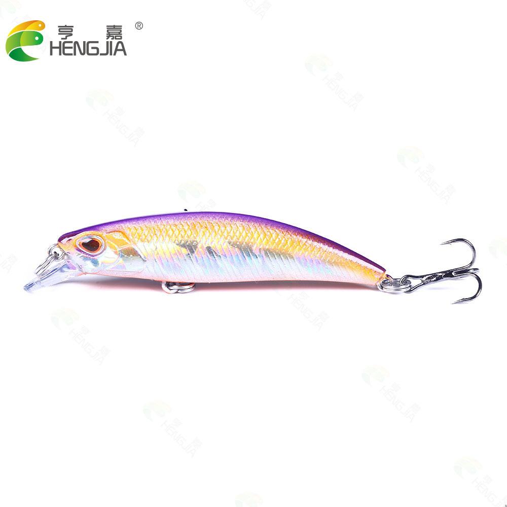 New Submerged Long Casting Minnow Lure6.8CM6.5G10High Carbon Steel Hook Lure Set for Bass and Perch Fishing