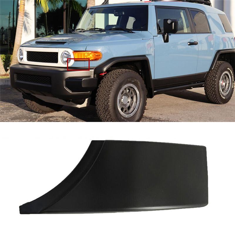 1Pair Car Front Bumper Filler Plate Cover 52513-35100, 52512-35100 For Toyota FJ Cruiser 2007-2014 Fender Corner Trim