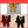 Jk Neck Bow Tie With Striped Flower Pattern For Formal Wear And Giftgiving