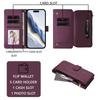 Leather Flip Cases For Honor 600 400 200 90 Smart Pro Lite 80 70 60 50 SE 20 20S 4G 5G Cover Card Wallet Phone Bag Dual Layer Storage Compartment