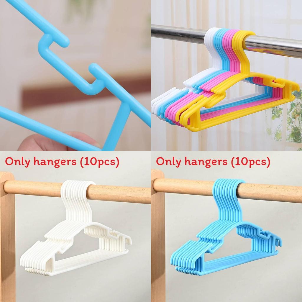 Plastic Wardrobe Hangers With Slot Design For Home Closet Use