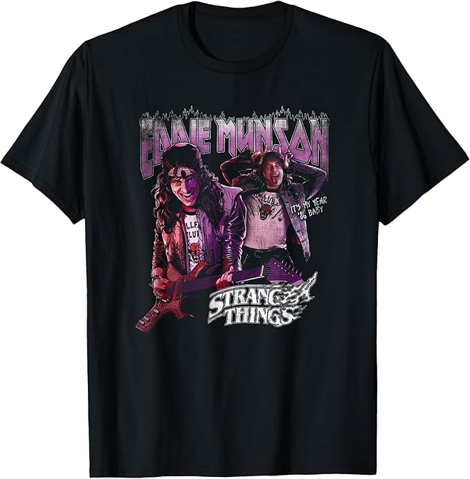 Stranger Things Eddie Munson Homage 86 T-Shirt 100