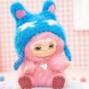 Wakuku Fuzzy Trendy Fun Party Blind Box Cute Action Figure Mystery Doll Bag Pendant Surprise Gift Toy Poseable Articulated Scale Detailed Movable
