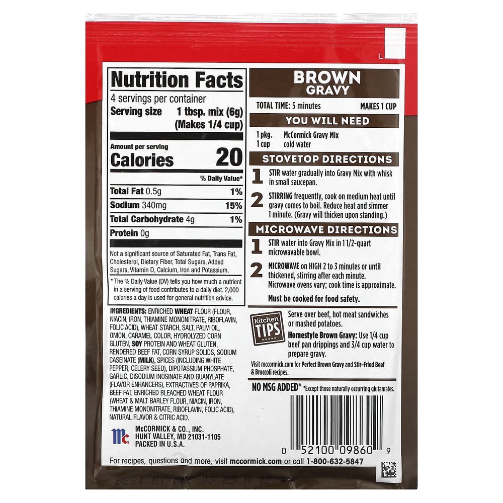 McCormick Brown Gravy Mix 24g (0.87oz)