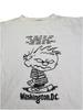 Vintage Calvin and Hobbs Graphic Shirt Single Stitch Washington DC Tee Medium