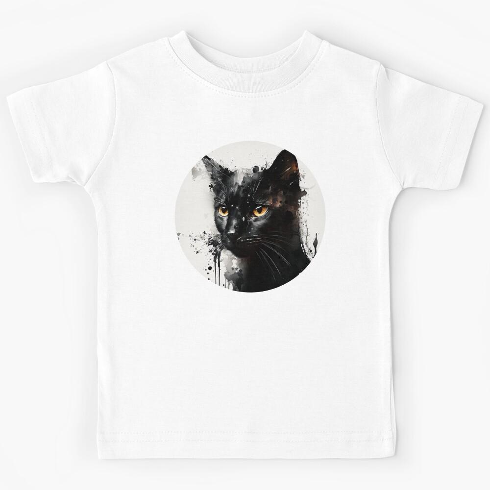 Cat Noir #893 | Black Cat Kids T-Shirt 140