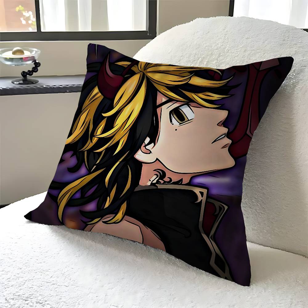 

Anime Hanemiya Kazutora Personalized Pillow Cover Kids Bedroom Wild Party Decor Pillowcase Kid Birthday Shower Gift 12x12Inch