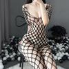 Žhavé síťované body Body bez rozkroku Porno punčochové kalhoty Ženy Spodní prádlo Dámy Bodypunčochy Síťované Erotické kostýmy Noční kluby Sexy spodní prádlo