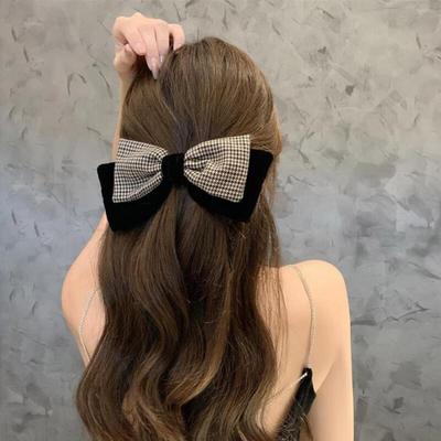 Women's Lovely Houndstooth Accessory Hairpin
