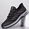 Shoes Flying woven breathable mesh men's soft sole soft surface comfortable and lightweight work driving shoes casual shoes running shoes