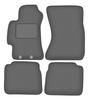 Velour Graphite Car Mats For: Subaru Impreza III GH Hatchback, Station Wagon, WRX (2007-2013)