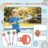 Children's Outdoor Water Toy For Water Fights, Pull-Type Fireworks- Water Sprayer