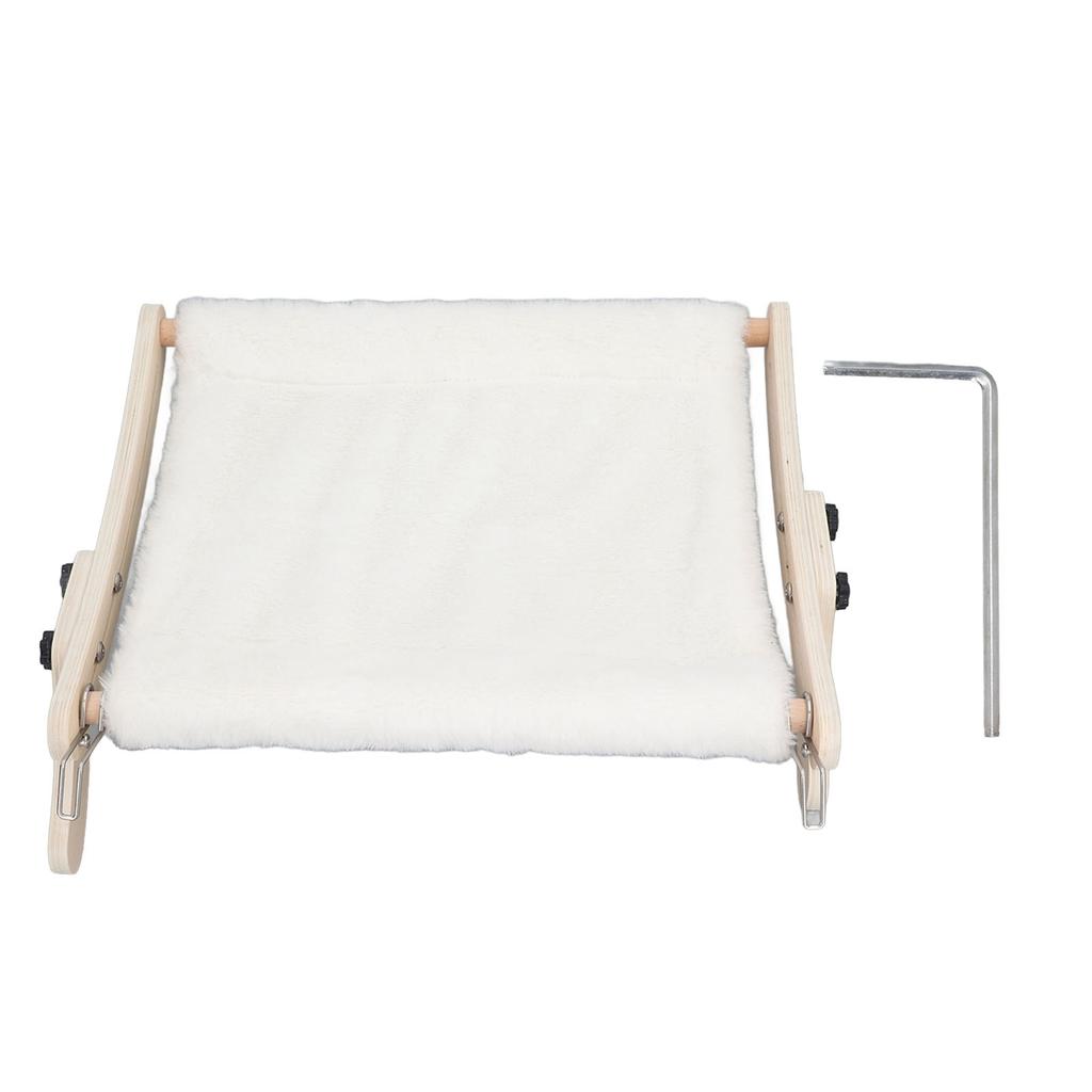 Cat Window Sill Hammock Space Saving Hook and Loop Fastener Stable Structure Cat Window Hammock Bed 