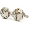Gemelli TTMA, Gemelli Lusso Steampunk Forma Movimento Orologio Vintage (1 paio), Regalo per San Valentino Compleanno Anniversario Laurea.