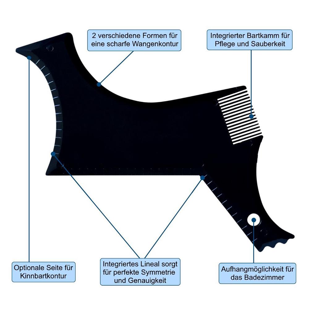 Brd   Shaper Multiple   Brd Shaping Tool for Brd Styling Shaping Works with any Brd   Electric Trimmers or Clippers