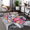 1pc Anime Cartoon Design Chair Mat - DUB PT BR - Office Desk Rug for Home Decor, Gaming Room, Bedroom, Living Room - Non-Slip Carpet Suitable for All