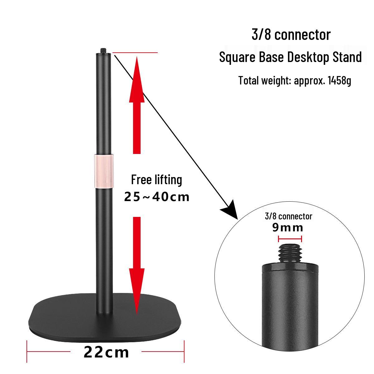 360° Rotating Flexible Hose Desktop Stand for Phones & Tablets