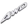 GETON TURBO 4WD 3D Emblem Metal Double-Sided Tape Easy To Install Universal Car Logo