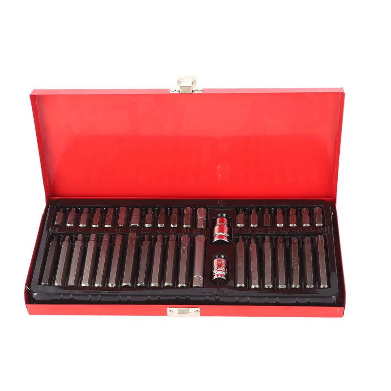 Impact Socket Bit Set - Hex, Torx, and Star Bits