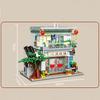 Creative China City Street View Mini Block Movie Theaters Photo Studio Post Office Tailor Shop Building Brick Figures Toys