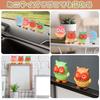 RENEWREVITAL Mini Miniature Set of Cute Animal DIY Car Bonsai Colorful Owl Figurines, Ornaments, 4, Figures, Desktop, Office, Decor, Gift, Landscape,