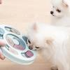 Smart Tool Food Compartments Pet Slow Feeder Wheel Puzzle Dog Feeding Tray Slow Feeder Pet Bowl for Cats Dogs Playing Toys