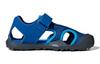 adidas Captain Toey K Slip Resistant Abrasion Resistant Sandal Blue Kids BC0703
