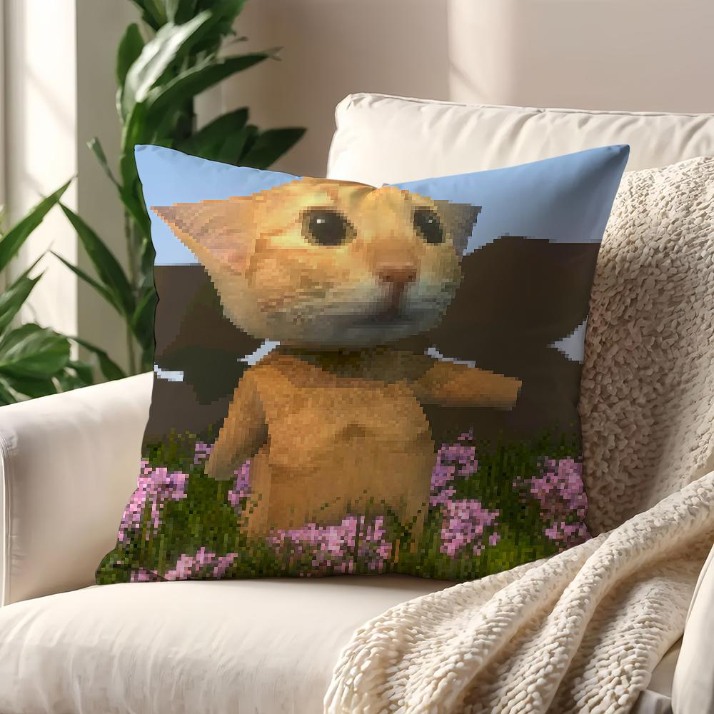 

Airdays Cat Meme Funny cushion cover Decoration Room Shop Car Best Home Office Coffee Pillow Sofa Printing Nordic Simplicity Hit 12x12Inch