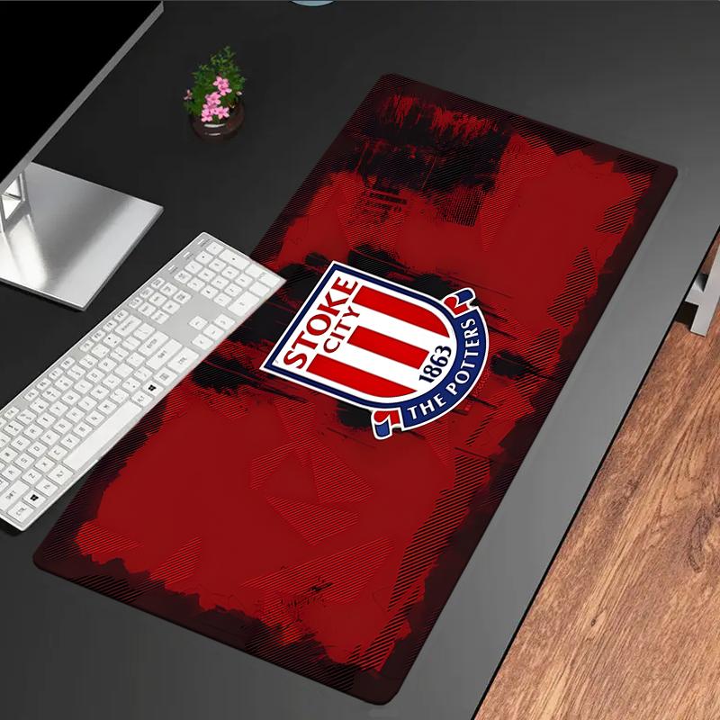 Stoke City Football Club Mouse Pad, Gaming Mouse Pad, Keyboard Pad, Desk Decor for Computer Notebook Fan Gift Birthday Gift
