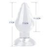 High-Transparency Odorless TPE Large Anal Plug for Male Use