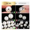Bead Mix Set 720 Pieces Pearl Beads Handicraft Accessories Parts Spacer Set Handmade Round Beads Strap Bracelet Parts Assortment DIY Handicraft
