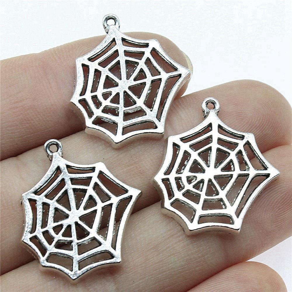 Charms Spider Halloween Bat Pendants Kids' Jewelry Materials QC119