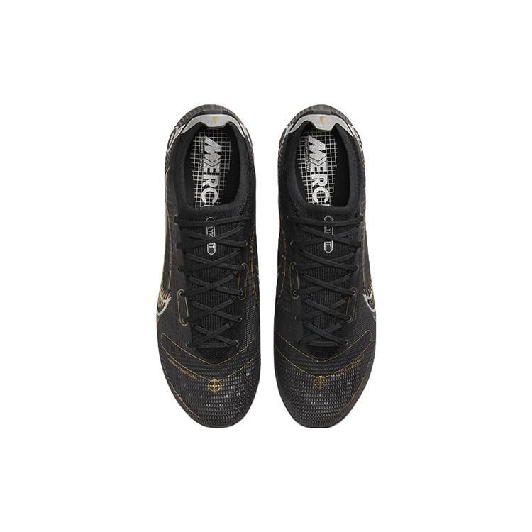 New Nike Mercurial Vapor 14 Elite Fg Black Metallic Silver Cave Stone Metallic Gold DJ2837-007