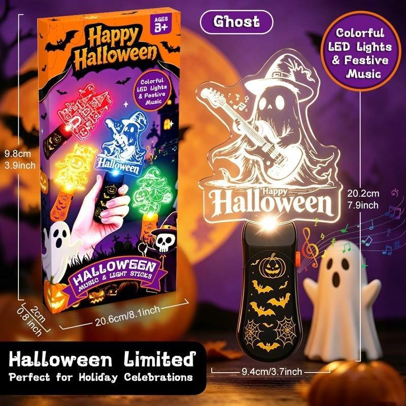 Halloween Decoration Pumpkin Lanterns, Children'S Toys, Small Gifts, Glowing Hand Cranked Sticks, Party Supplies, Gifts, Props